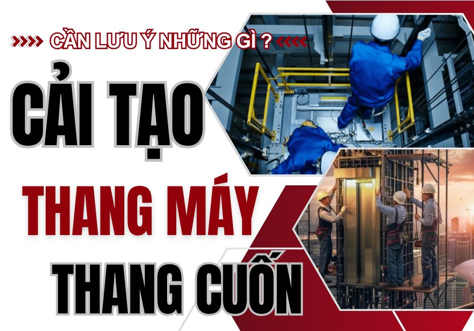Nâng cấp cải tạo thang máy thang cuốn cần lưu ý những gì ?
