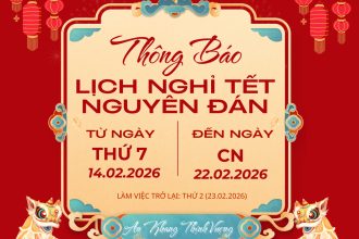 Công ty Thang máy Aoyama xin trân trọng thông báo lịch nghỉ Tết Nguyên Đán 2026