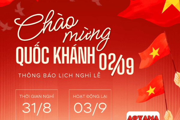 THÔNG BÁO LỊCH NGHỈ LỄ QUỐC KHÁNH 2/9/2026